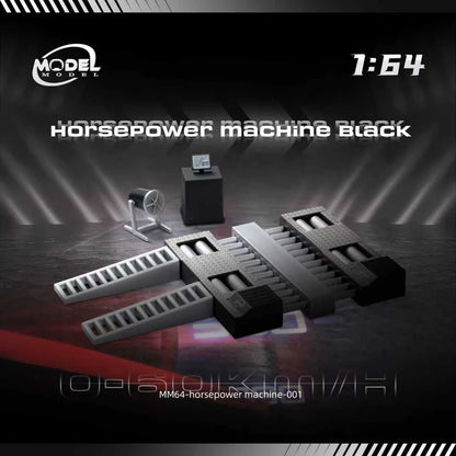 ModelModel 1:64-Horsepower Machine (Noir/Black) Diorama
