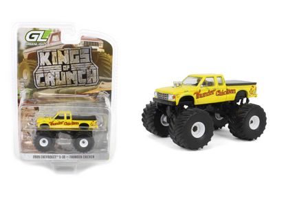1989 Chevrolet S-10 Monster Truck Thunder Chicken – GreenLight Kings of Crunch 1:64 – GL49195-E