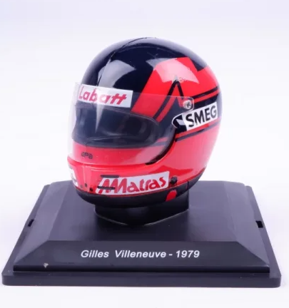 F1- Casque Ferrari Gilles Villeneuve 1979 - 1:5 scale