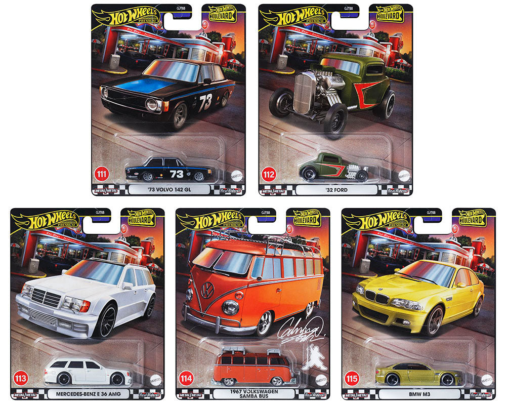 (PRE-ORDER 2025) Hot Wheels Premuim Boulevard 2024 Z Assortment - (111-115) GJT68-956Z