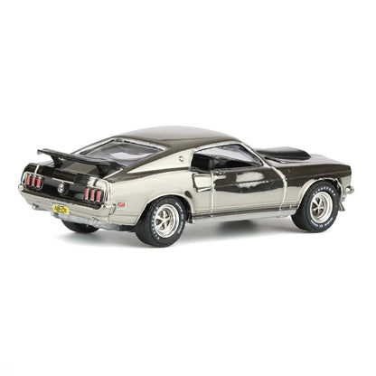 GreenLight 1:64 1969 Ford Mustang BOSS 429 – John Wick (2014) – Silver Chrome Edition – Hobby Exclusive – GL30557