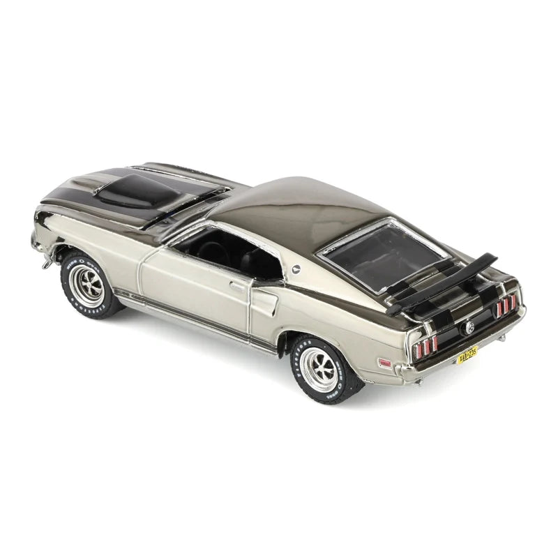 GreenLight 1:64 1969 Ford Mustang BOSS 429 – John Wick (2014) – Silver Chrome Edition – Hobby Exclusive – GL30557