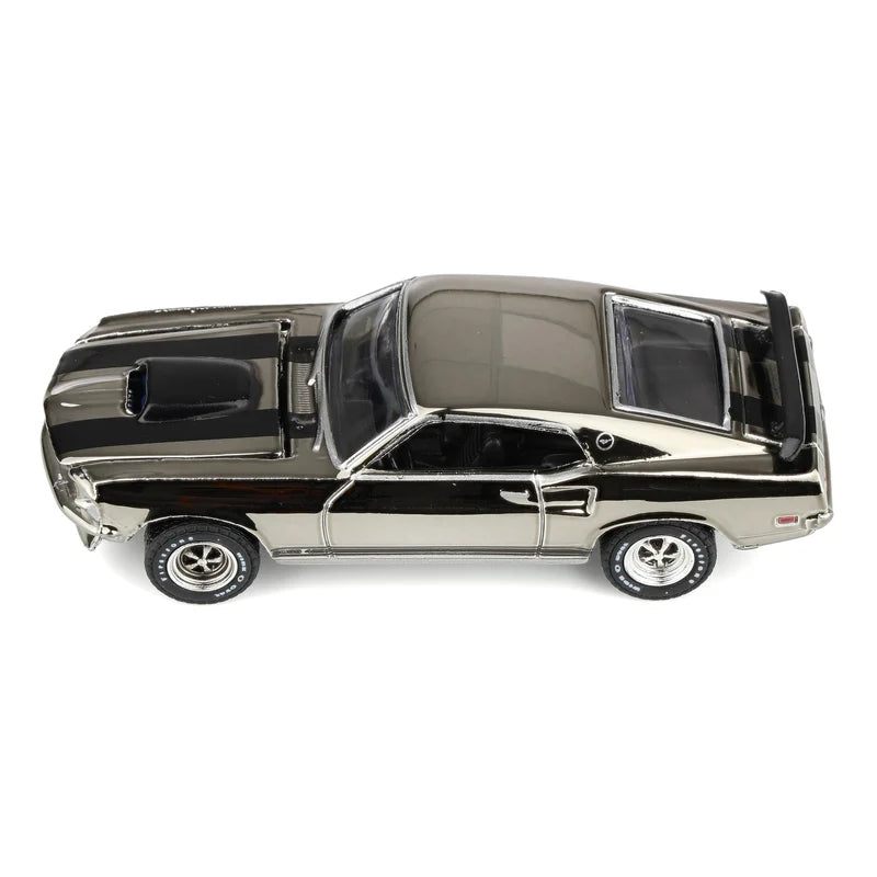 GreenLight 1:64 1969 Ford Mustang BOSS 429 – John Wick (2014) – Silver Chrome Edition – Hobby Exclusive – GL30557