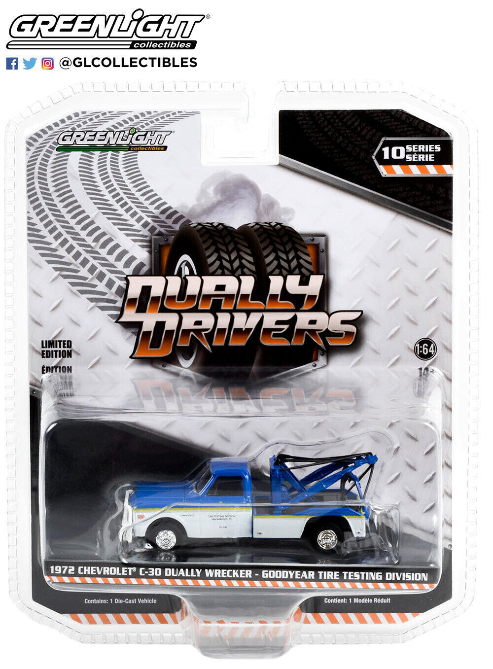 1972 Chevrolet C-30 Dually Wrecker - Goodyear Tire Testing 1:64