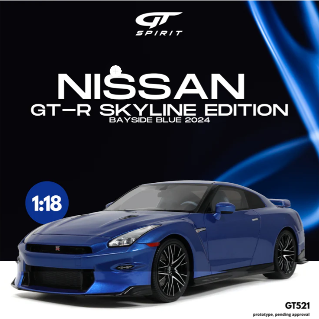 (PRE-ORDER, 2025) 2024 Nissan GT-R Skyline Edition  Bayside Blue