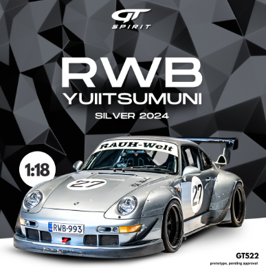 (PRE-ORDER, 2025) 2024 PORSCHE - 911 993 RWB LIBERTY WALK N 27 YUIITSU MUNI