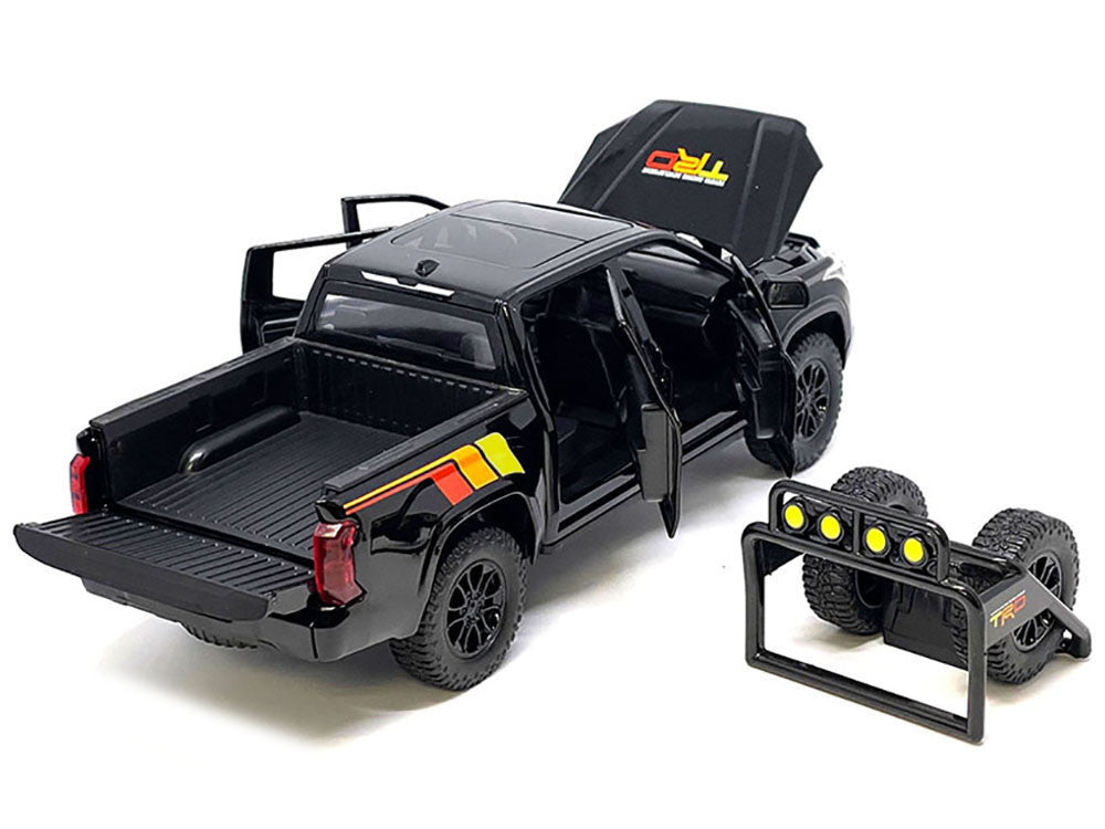 MiJo Exclusives 1:24-2023 Toyota Tundra TRD Off-Road Custom – Black H08555-MJS04