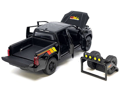 MiJo Exclusives 1:24-2023 Toyota Tundra TRD Off-Road Custom – Black H08555-MJS04