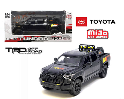 MiJo Exclusives 1:24-2023 Toyota Tundra TRD Off-Road Custom – Black H08555-MJS04