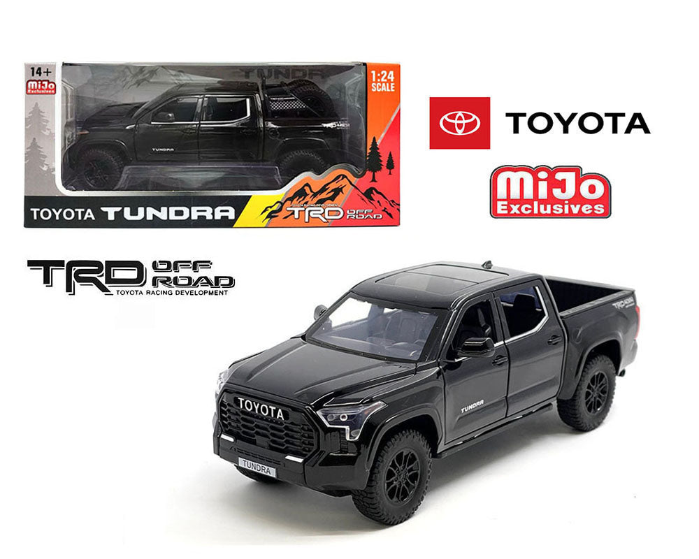 MiJo Exclusives 1:24 2023 Toyota Tundra TRD Off-Road – (Black) H08555R-BK