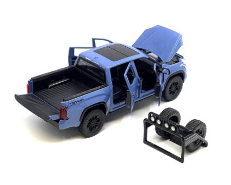 MiJo Exclusives 1:24 2023 Toyota Tundra TRD Off-Road 4×4 – Cavalry Blue H08555R-CBL