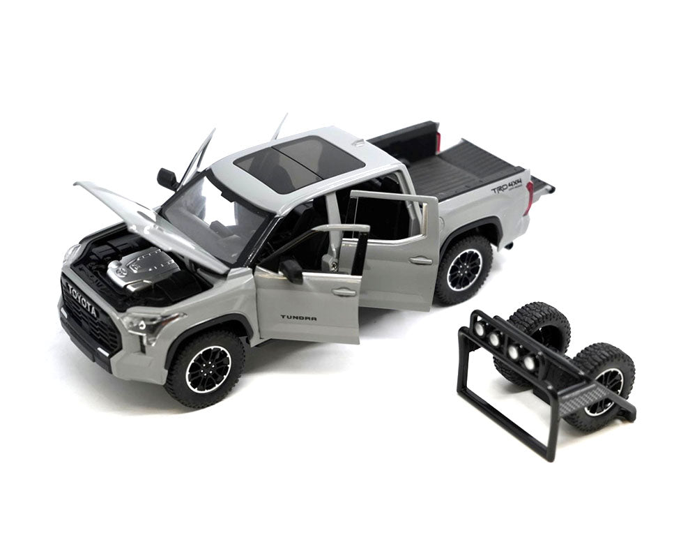 MiJo Exclusives 1:24-2023 Toyota Tundra TRD Off-Road 4×4 – (Cement Grey) H08555R-CM