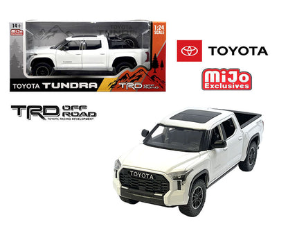 MiJo Exclusives 1:24 2023 Toyota Tundra TRD Off-Road – (White) H08555R-WH