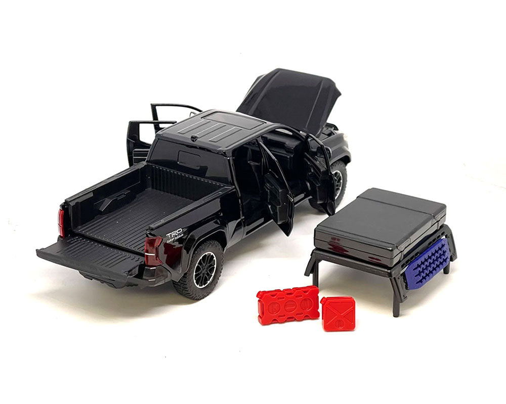 MiJo Exclusives 1:24 2024 Toyota Tacoma TRD Off-Road Edition – Black  H08778-BK