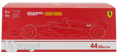 F1 SF-25 TEAM SCUDERIA FERRARI HP N 44 MIAMI GP 2025 LEWIS HAMILTON-WITH SHOWCASE