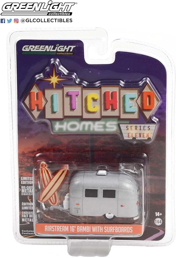 Airstream 16’ Bambi with Surfboards