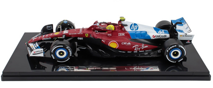 F1 SF-25 TEAM SCUDERIA FERRARI HP N 44 MIAMI GP 2025 LEWIS HAMILTON-WITH SHOWCASE