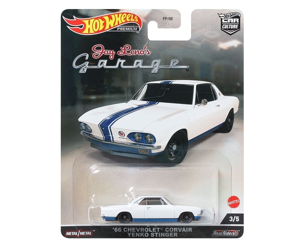 Hot Wheels Premium Pop Culture,  Jay Leno’s Garage – Corvair Yenko Stinger