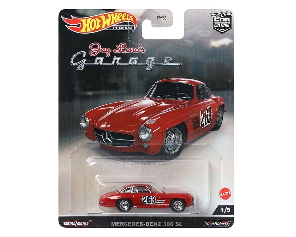 Hot Wheels Premium Pop Culture,  Jay Leno’s Garage – Mercedes-Benz 300SL