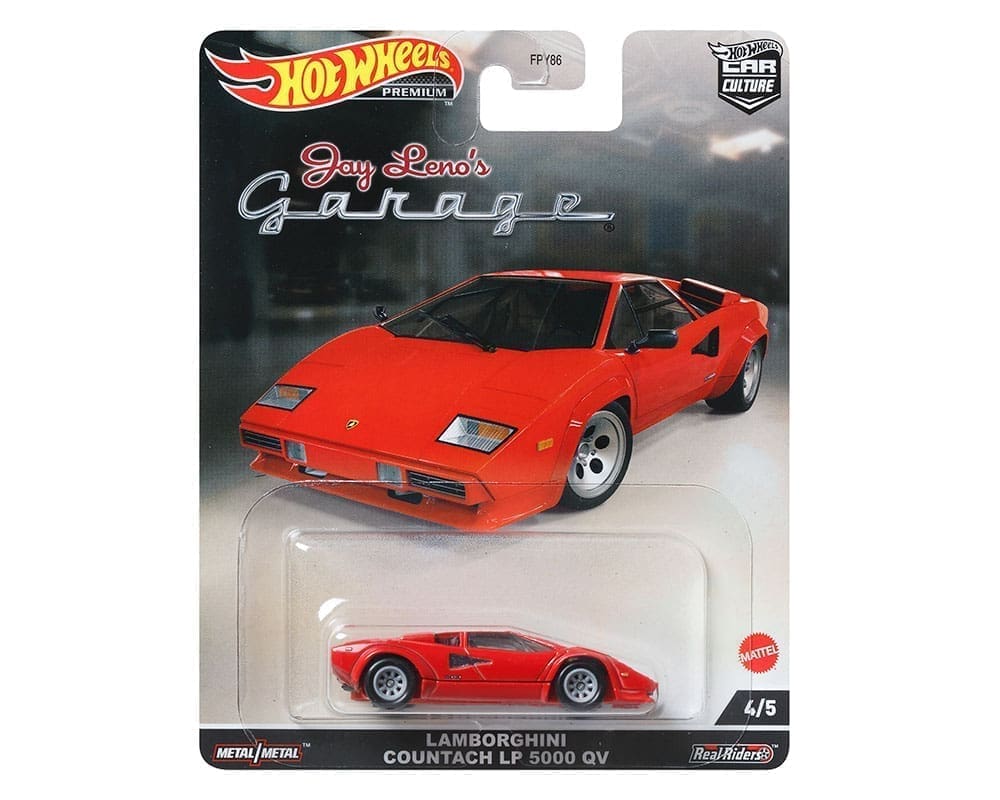 Hot Wheels Premium Pop Culture,  Jay Leno’s Garage – Lamborghini Countach