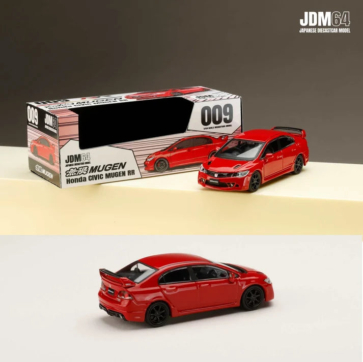 Honda Civic MUGEN RR (FD2) Milano Red 1:64 – Hobby Japan JDM64 HJDM009-15