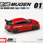(PRE-ORDER 2026) Hobby Japan 1:64 Mugen Honda Civic Type R FK8 2017 Flame Red HJDM011-25