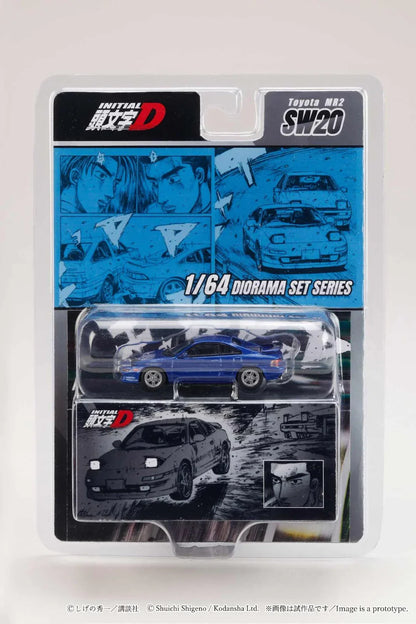 Hobby Japan 1:64 Toyota MR2 (SW20) – Initial D – Kai Kogashiwa VS Takumi Fujiwara – HJDMD009