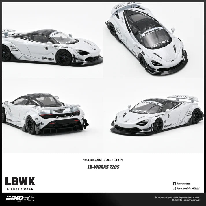 (PRE-ORDER 2026) Liberty Walk McLaren 720S – INNO64 1:64 IN64-LBWK720S-01