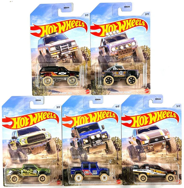 Hot Wheels Mud Runners Off-Road Series 2023 (Set of 5)