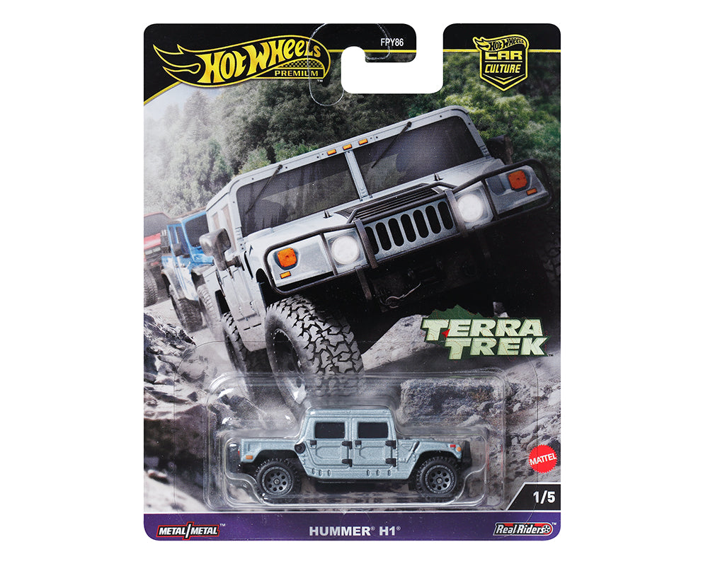 HOT WHEELS PREMIUM CAR CULTURE, TERRA TREK, 1/5, Hummer H1 (HRV90)