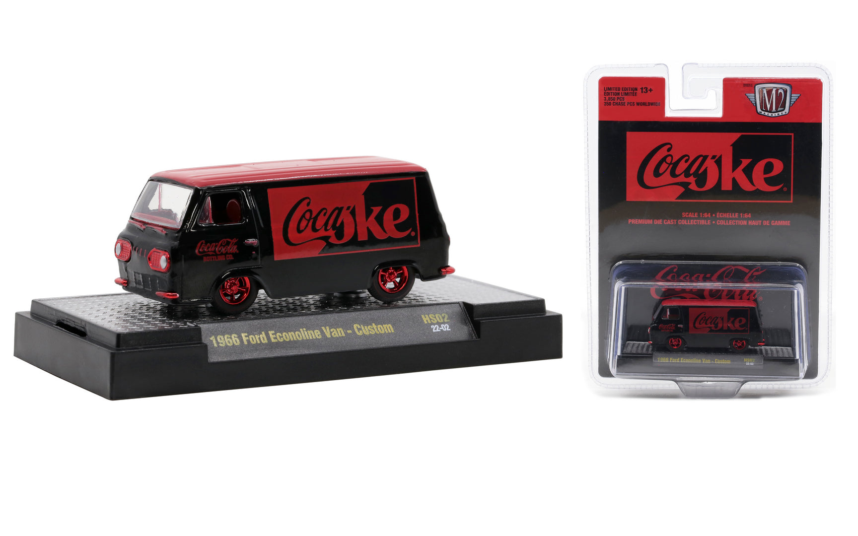 Chase Cars-Coca-Cola, 1966 Ford Econoline Van - Custom