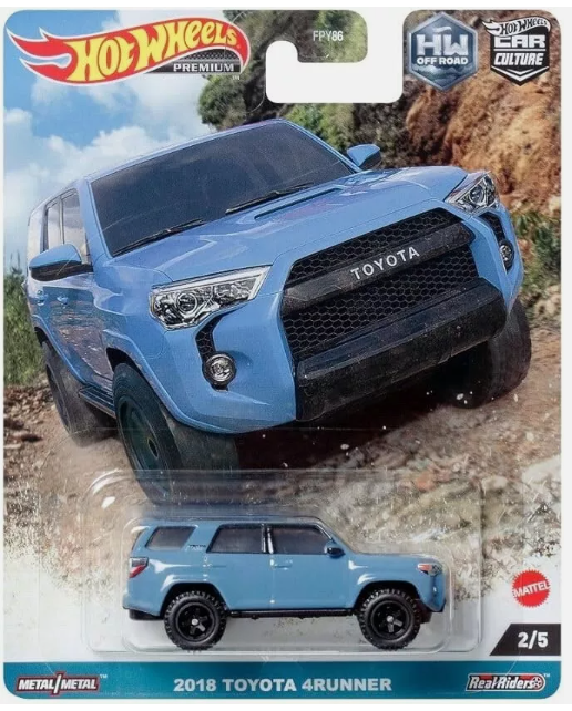 Hot Wheels Car Culture Off Road 2018 Toyota 4Runner