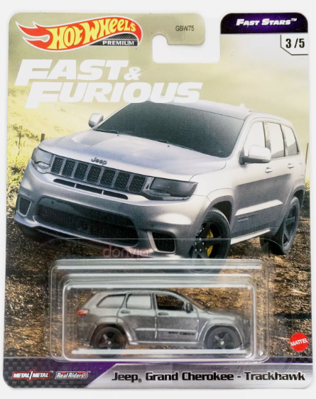 Hot Wheels Premium Fast &amp; Furious Fast Stars Jeep Grand Cherokee - Trackhawk