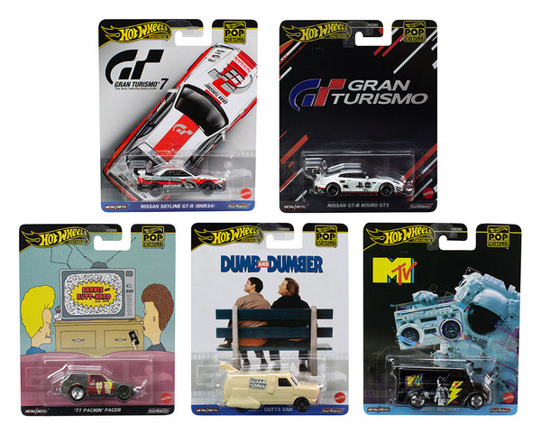 Hot Wheels 1:64 Pop Culture C Case 2024 Assortment (HXD63