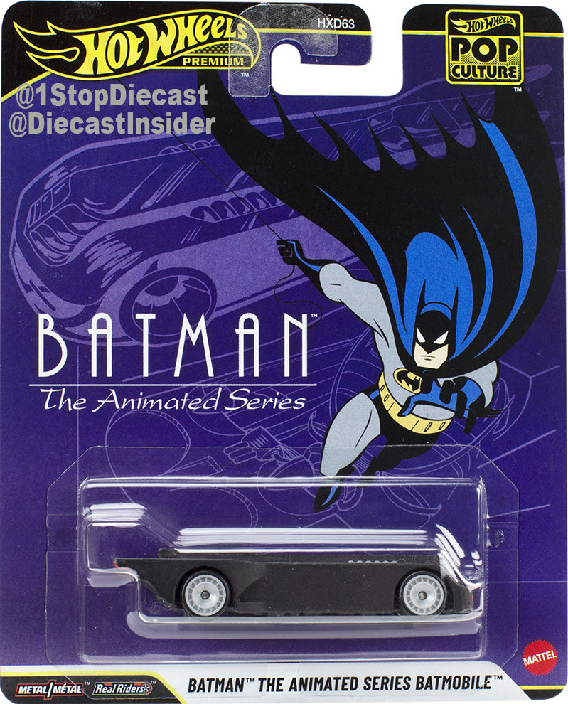 Batman The Animated Series Batmobile (JHW88) - 2025 Hot Wheels Premium Pop Culture