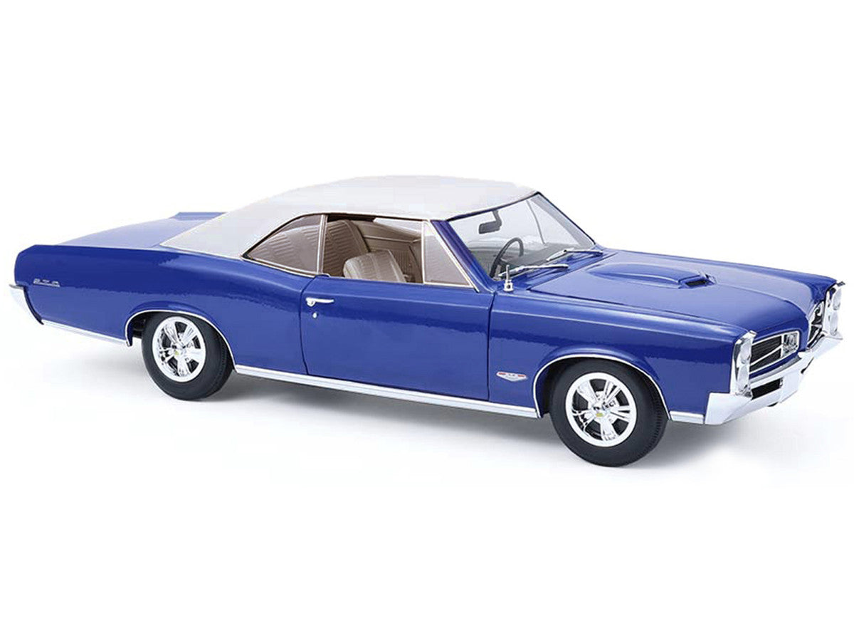 1966 Pontiac GTO in Barrier Blue with White Top