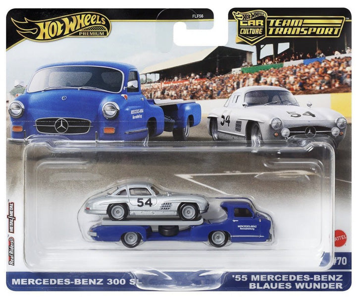 Hot Wheels Team Transport - Mercedes-Benz 300 SL &amp; &
