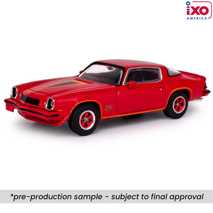(PRE-0RDER 2025) 1977 Chevrolet Camaro Z28 - Light Red (1:64)