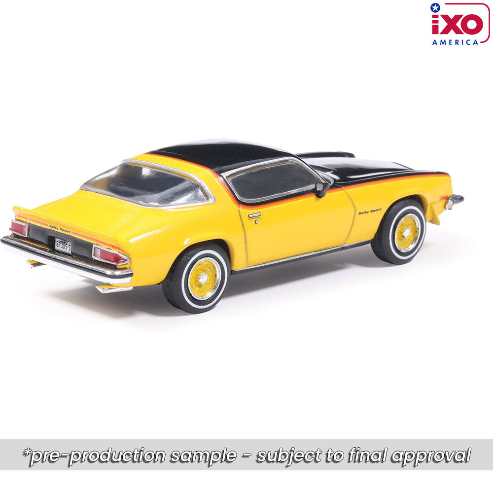 (PRE-0RDER 2025) 1976 Chevrolet Camaro Rally Sport - Bright Yellow and Black (1:64)