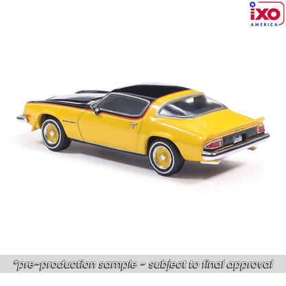 (PRE-0RDER 2025) 1976 Chevrolet Camaro Rally Sport - Bright Yellow and Black (1:64)