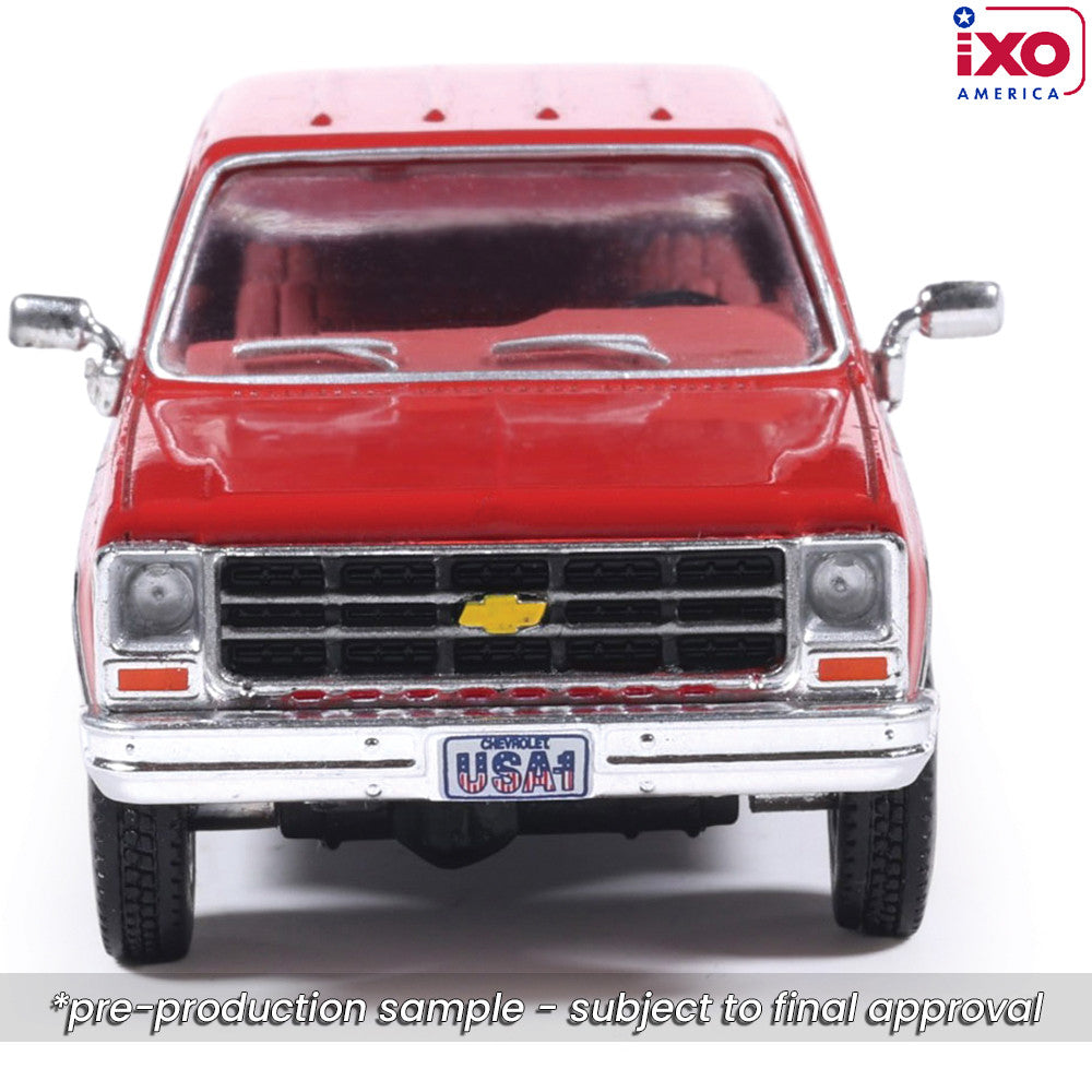 (PRE-0RDER 2026) 1979 Chevrolet Scottsdale K20 - (Carmine Red/Dark Carmine Red)