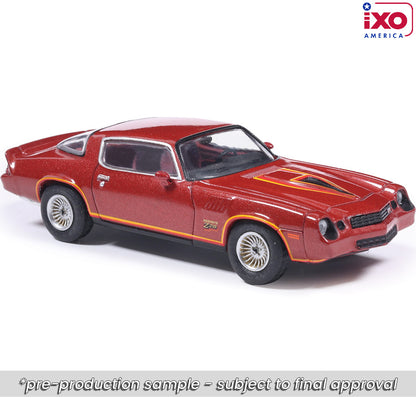 (PRE-0RDER 2026) 1978 Chevrolet Camaro Z28 - (Carmine Metallic)