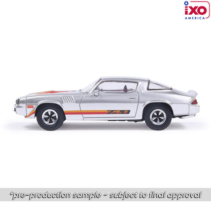 (PRE-0RDER 2026) 1979 Chevrolet Camaro Z28 - (Silver/Orange Stripes)