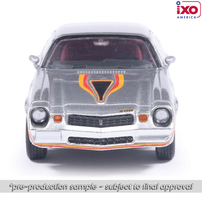 (PRE-0RDER 2026) 1979 Chevrolet Camaro Z28 - (Silver/Orange Stripes)