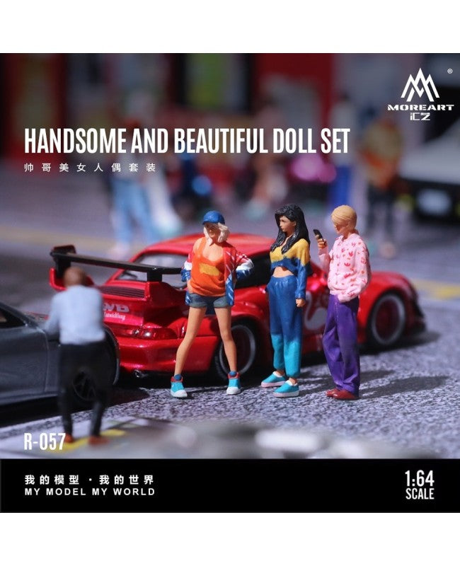 MoreArt 1/64 -Handsome and Beautiful Doll Set MO223057