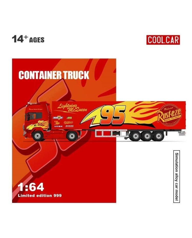 CoolCar 1/64 - Scania Container Truck Lightning McQueen CC644029