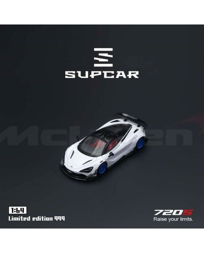 McLaren 720S Blanc silice – SUPCAR 1:64 SC64047