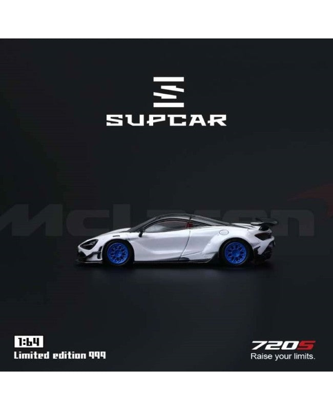 McLaren 720S Blanc silice – SUPCAR 1:64 SC64047
