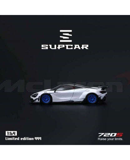 McLaren 720S Blanc silice – SUPCAR 1:64 SC64047
