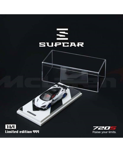 McLaren 720S Blanc silice – SUPCAR 1:64 SC64047